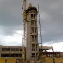 Alexandria harbor Radar Tower - second stage