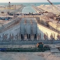 Arish Plant sea water intake building