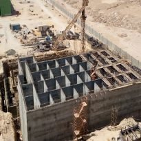 Egyptian steel factory ground tank