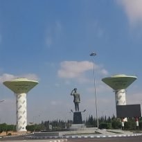 2 Nos of elevated tanks at Sadat City capacity 1760 m3